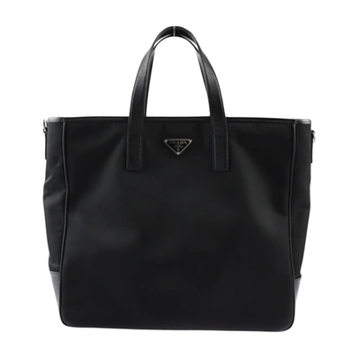 Prada Re-nylon Synthetic Tote Bag () In Black