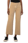 KUT FROM THE KLOTH KUT FROM THE KLOTH MEG FAB AB RAW HEM HIGH WAIST ANKLE WIDE LEG JEANS