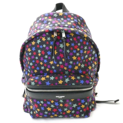 Saint Laurent Multicolour Canvas Backpack Bag ()
