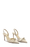 Alexandre Birman Women's Clarita Leather Slingback 85 Pumps In White