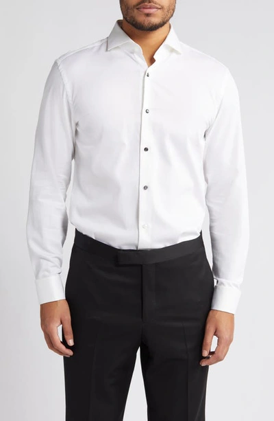 HUGO BOSS BOSS HANK SLIM FIT TUXEDO SHIRT