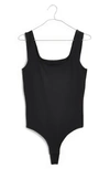 MADEWELL WIDE STRAP TANK THONG BODYSUIT