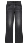Shop Madewell Kick Out Raw Hem Crop Jeans In Armand Wash