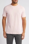 Hugo Boss Logo-print Cotton T-shirt In Light Pink