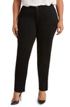 Wit & Wisdom Sawyer 'ab'solution High Waist Straight Leg Jeans In Black