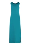 P.a.r.o.s.h Sequin-embellished Column Dress In Turquoise