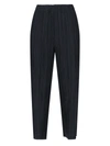 Issey Miyake Thicker Bottoms 2 Straight Trousers In Black