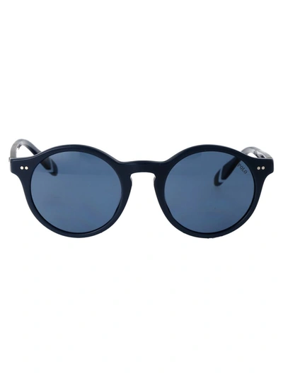 Polo Ralph Lauren 0ph4204u Sunglasses In 546580 Shiny Navy Blue