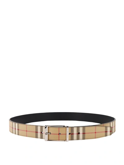 Burberry Belt In Archive Beige/silver