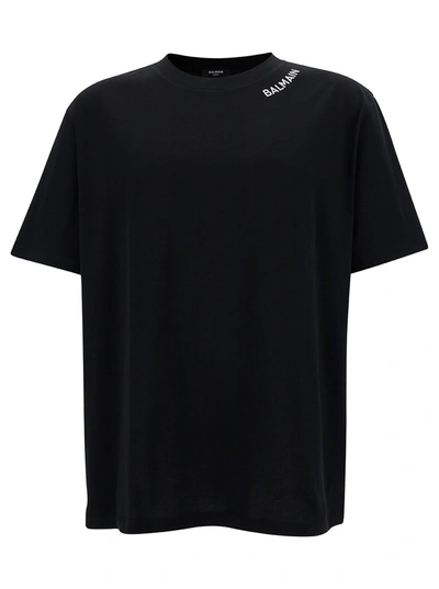 BALMAIN BALMAIN STITCH COLLAR T-SHIRT