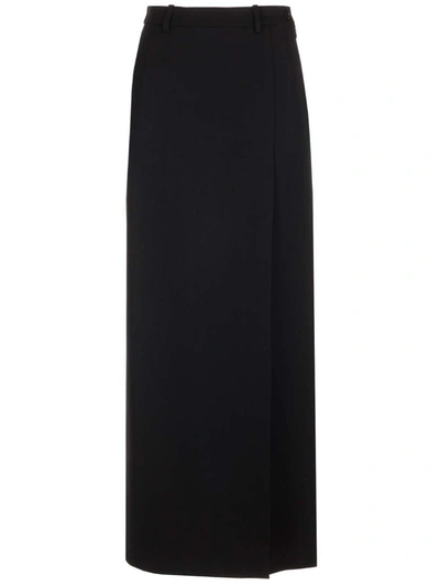 BALENCIAGA BALENCIAGA SIDE SLIT TAILORED MAXI SKIRT