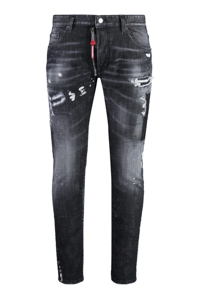 Dsquared2 Skater 5-pocket Jeans In Black