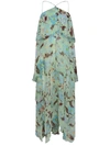 Stella Mccartney Lady Garden-print Silk Chiffon Dress In Multi