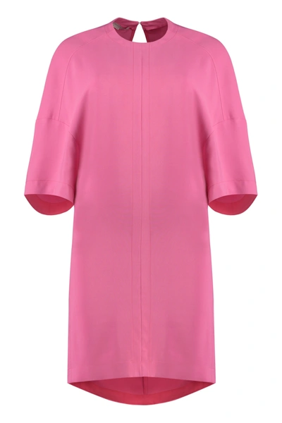 Stella Mccartney Bell-sleeve T-shirt Dress In Pink & Purple
