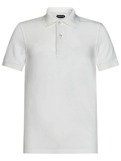 Tom Ford Polo Shirt In White