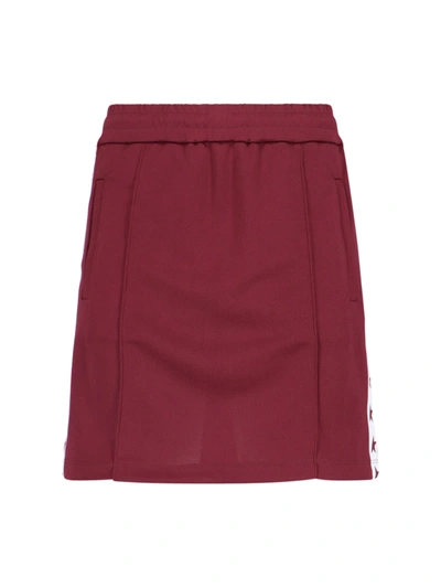 Golden Goose Skirt In Technical Fabric In Windsor Wine/white