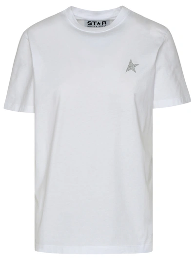 Golden Goose Cotton Crew-neck T-shirt In White