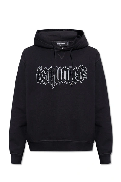 Dsquared2 Hoodie With Logo In Black