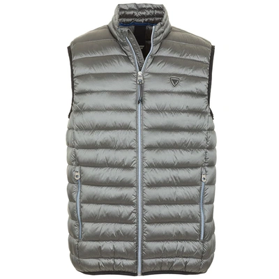 Fred Mello Gray Polyester Vest In Grey
