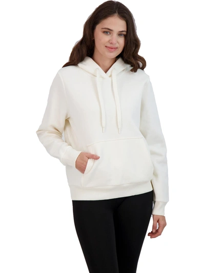 90 Degree By Reflex Womens Sweatshirt Fitness Hoodie In White