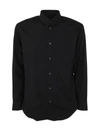 Dsquared2 Button-down Collar Shirt Long Sleeves In Black
