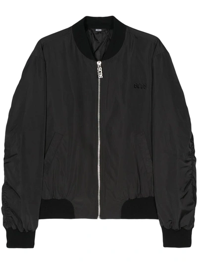 GCDS GCDS BOMBER JACKET WITH EMBROIDERED LOGO