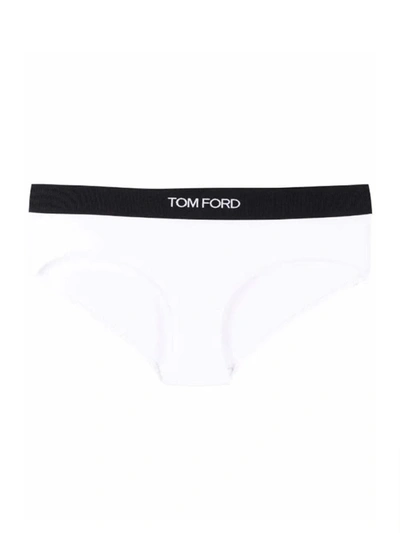 Tom Ford Modal Signature Boy Shorts In White