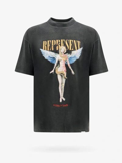 Represent Reborn T-shirt In Aged Black