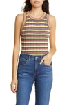 VERONICA BEARD JERREL STRIPE SWEATER TANK