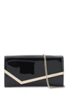 JIMMY CHOO JIMMY CHOO PATENT LEATHER EMMIE CLUTCH