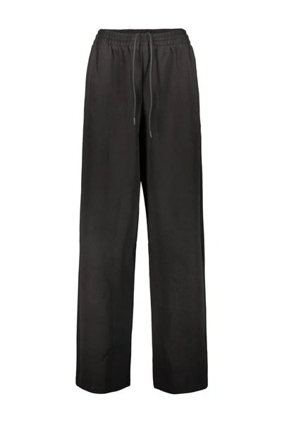 Wardrobe.nyc Semi Matte Track Trouser Clothing In Black