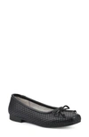 Cliffs By White Mountain Bessy Ballet Flat In Black/ Smooth