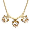 OLIVIA WELLES LUCILLE CRYSTAL STATEMENT NECKLACE