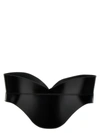 Alexander Mcqueen Leather Waistbelt With Zip Closure 130mm In Black