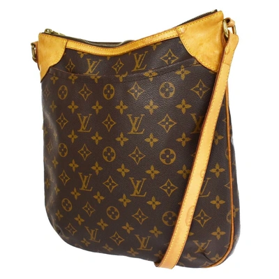 Pre-owned Louis Vuitton Odéon Canvas Shoulder Bag () In Brown