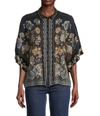 Johnny Was Minerva Blouse In Black In Black