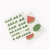 CUISIPRO ALL PURPOSE ECO-CLOTH SPONGE CLOTH, GREEN TRIANGLE/WATERMELON, SET OF 2