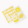 Cuisipro All Purpose Eco-cloth Sponge Cloth, Yellow Stripe/apple, Set Of 2
