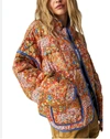 Free People Chloe Floral Print Jacket In Multi