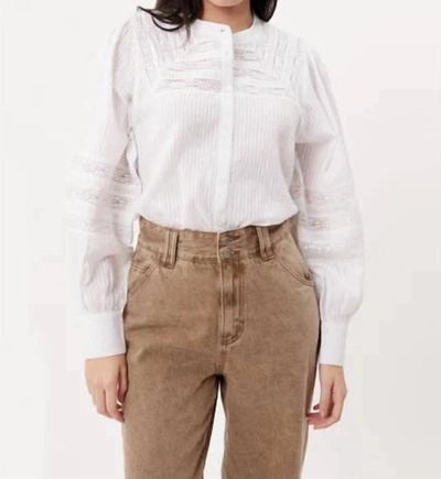 Frnch Roxy Blouse In White