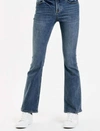 DEAR JOHN DENIM JAX MID RISE BOOTCUT JEANS - SILVERDALE IN BLUE