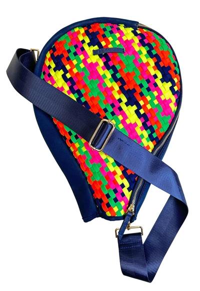 Ahdorned Brite Tennis Racquet Cover In Rainbow