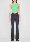 Koral Serve High Rise Flare Pant In Gray In Grey