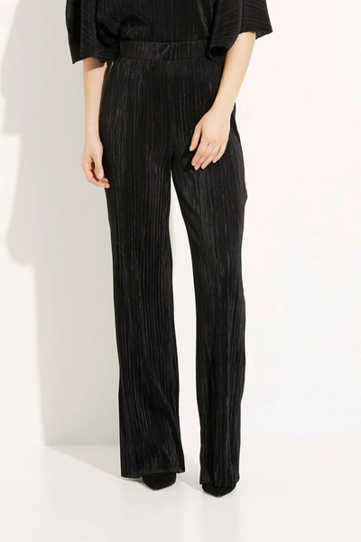 Joseph Ribkoff Wide Leg Knit Pants In Black