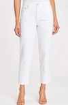 Pistola Presley High Rise Relaxed Crop Jean In Snowstorm In Multi