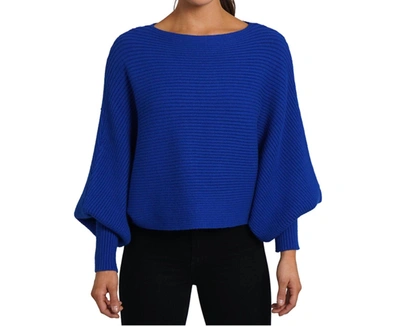 Love Token Luann Dolman Sleeve Sweater In Royal Blue
