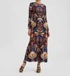 La Doublej Long Sleeve Swing Dress In Multi