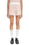 THOM BROWNE CHECK TWEED SHORTS