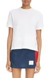 THOM BROWNE SEQUIN CRAB COTTON PIQUÉ T-SHIRT