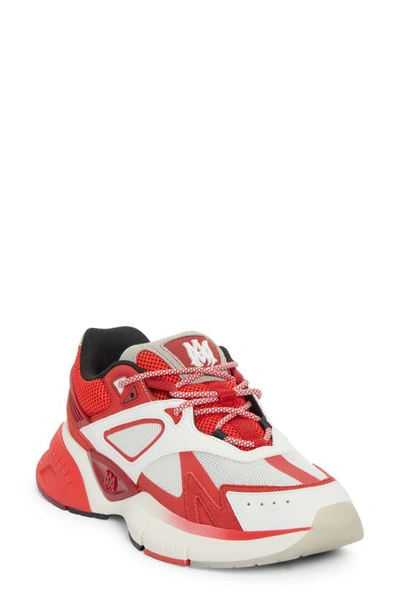 Amiri Red & Off-white Ma Runner Trainers